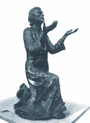 Statue P. Eymard génuflexion.jpg